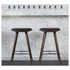 High Stool Dark Stained Beech Mater