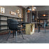 High end Elephant Wood Base Dining Armchair by Kristalia Casa Design