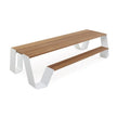 Extremis Hopper 300 Picninc Table White Legs