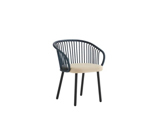 High end Huma Dining Armchair with Metal Legs by Expormim Casa Design