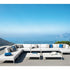 High end Infinity Ottoman by Ethimo Casa Design