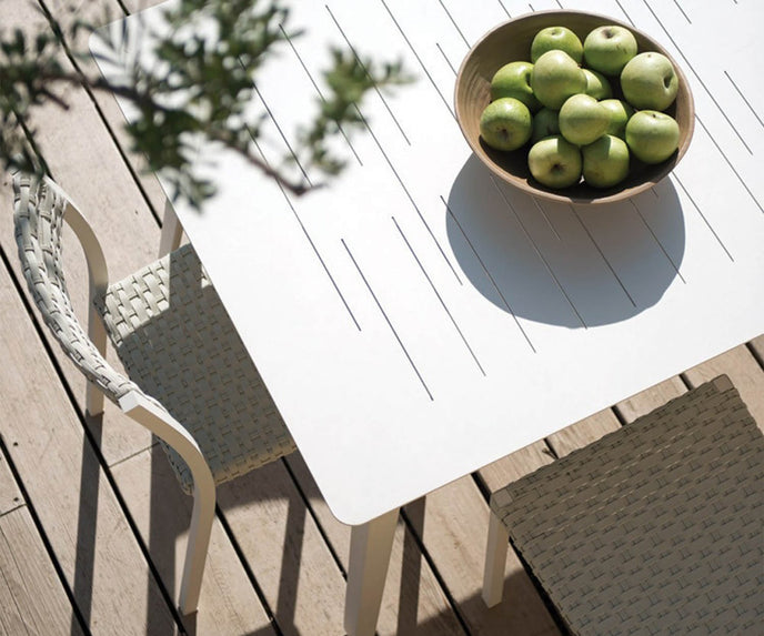High end Infinity Rectangular Dining Table by Ethimo Casa Design