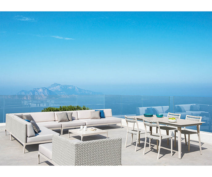 High end Infinity Square Coffee Table by Ethimo Casa Design