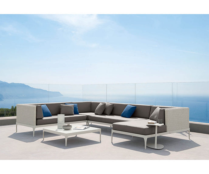 High end Infinity Square Coffee Table by Ethimo Casa Design