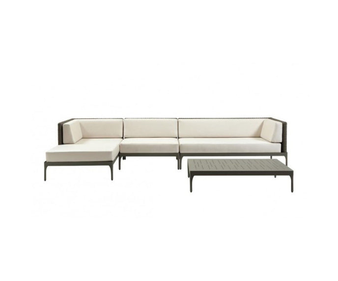 High end Ethimo Infinity Rectangular Coffee Table by Ethimo Casa Design