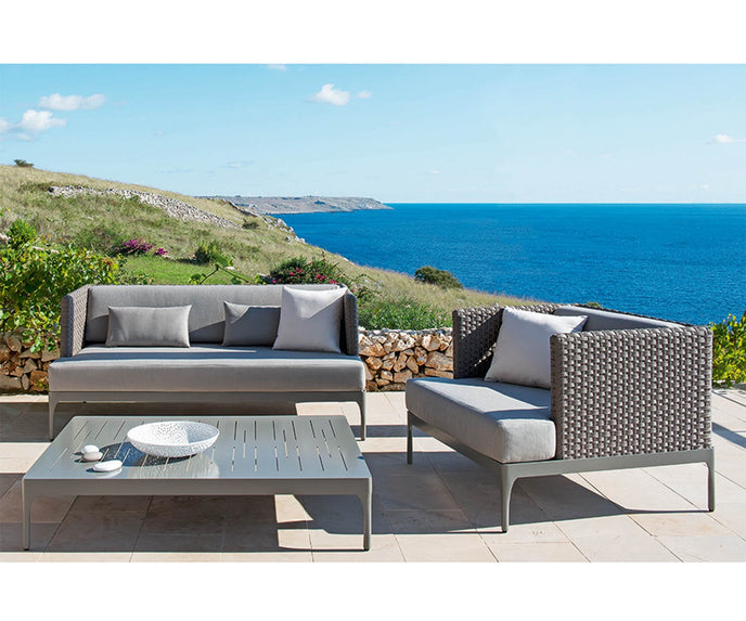 High end Ethimo Infinity Rectangular Coffee Table by Ethimo Casa Design