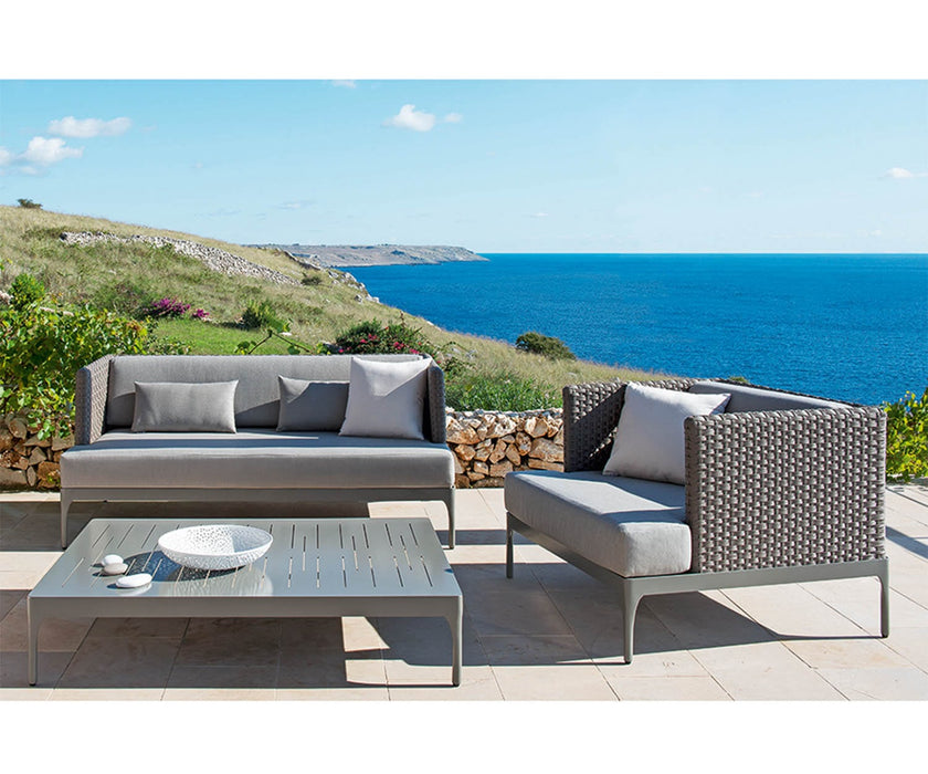 High end Ethimo Infinity Rectangular Coffee Table by Ethimo Casa Design
