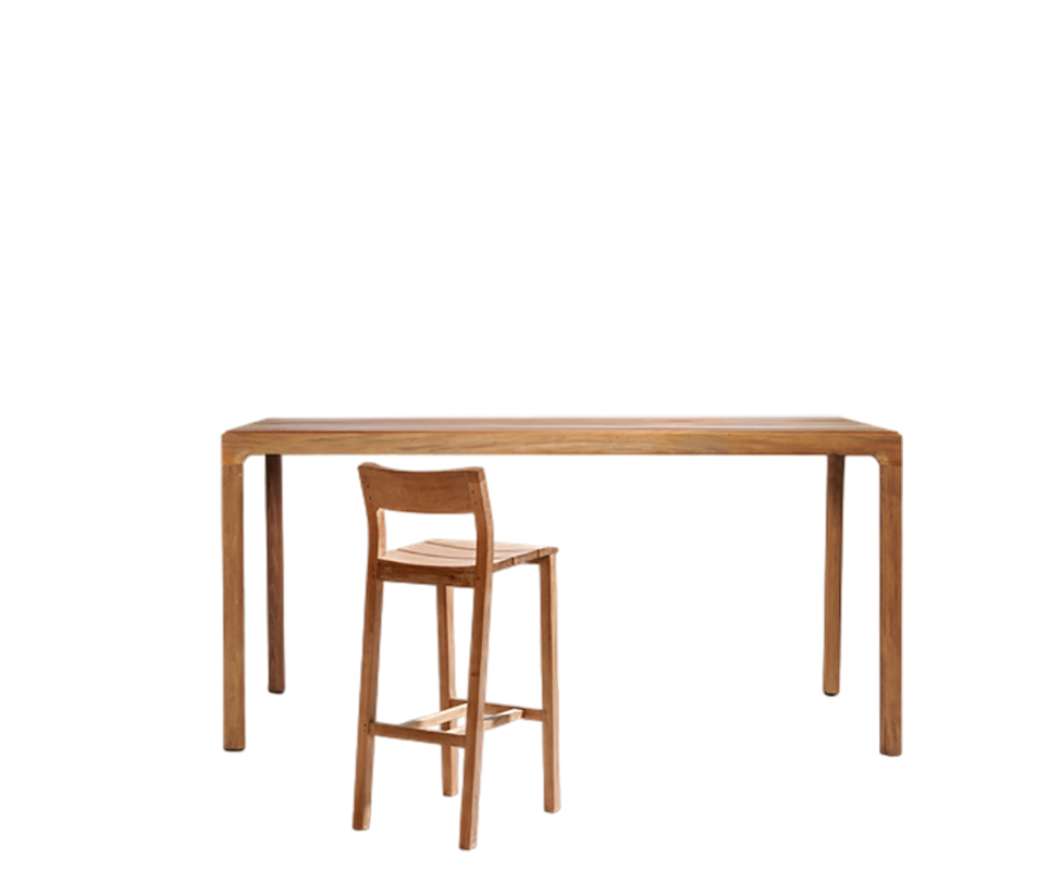 Illum Teak Bar Table | Tribù