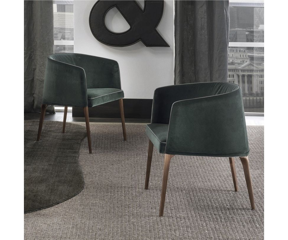 High end Jackie Small Armchair by Frigerio Casa Design
