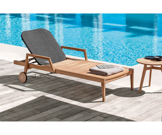 High end Knit Sunlounger by Ethimo Casa Design