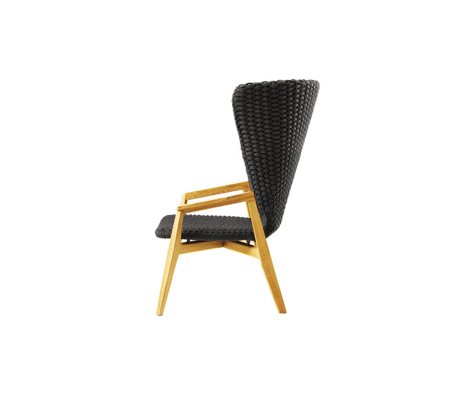 High end Knit High Back Armchair by Ethimo Casa Design