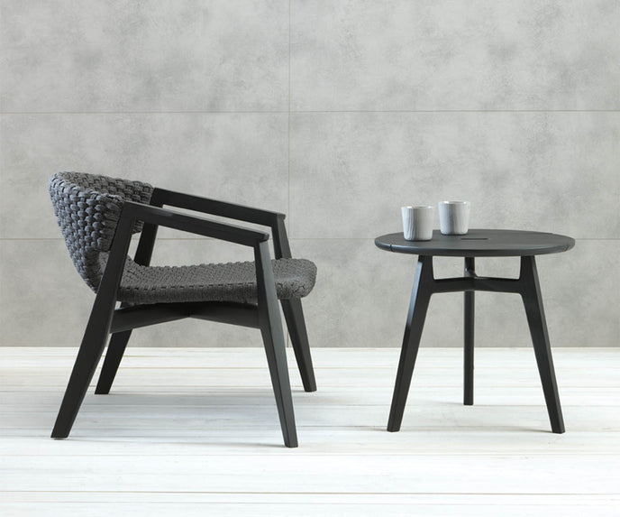 High end Knit Lounge Chair by Ethimo Casa Design
