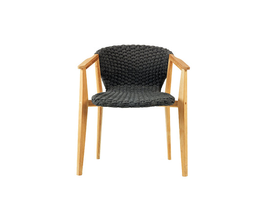 High end Knit Dining Armchair by Ethimo Casa Design