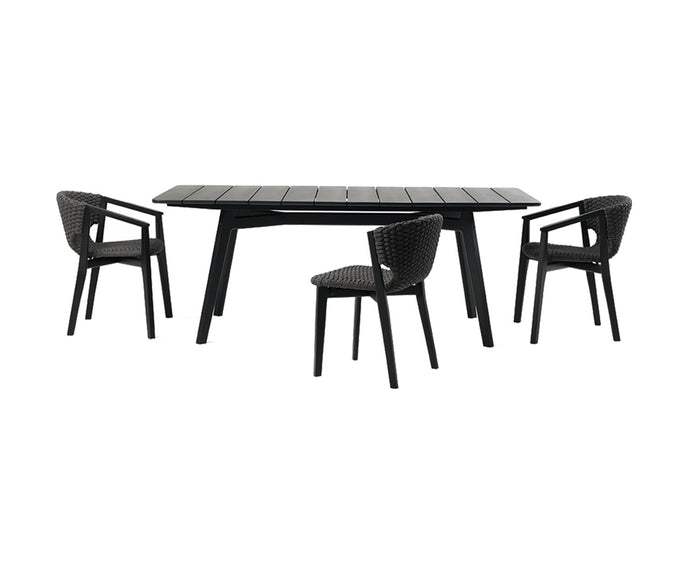High end Knit Dining Armchair by Ethimo Casa Design