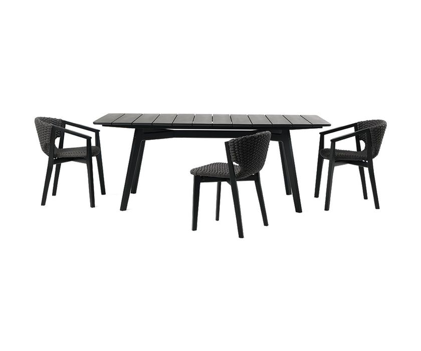 High end Knit Dining Armchair by Ethimo Casa Design