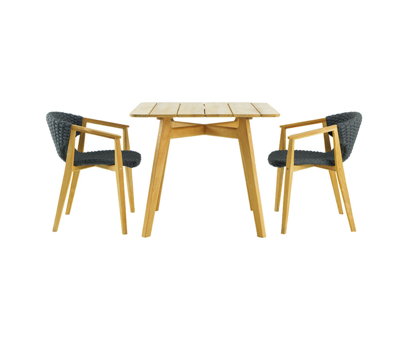 High end Knit Dining Armchair by Ethimo Casa Design