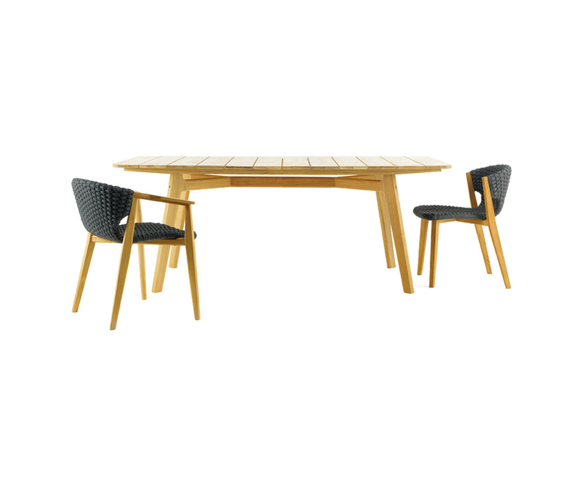High end Knit Dining Chair by Ethimo Casa Design