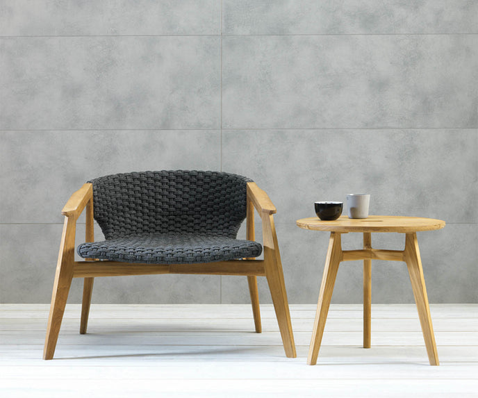 High end Knit Side Table by Ethimo Casa Design