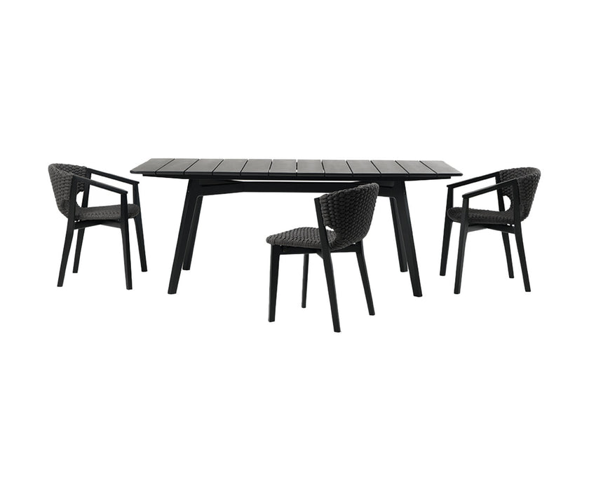 High end Knit Dining Table by Ethimo Casa Design