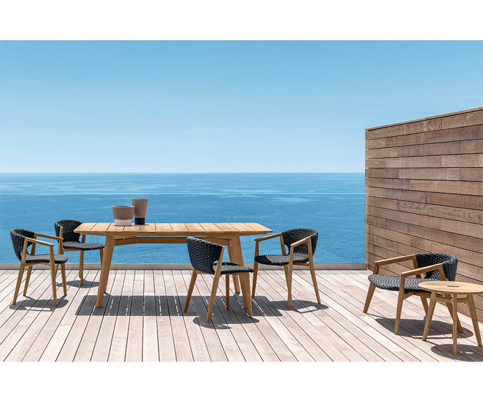 High end Knit Dining Table by Ethimo Casa Design