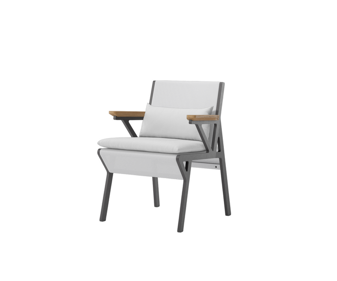 Vieques Armchair Teak Armrest I Kettal