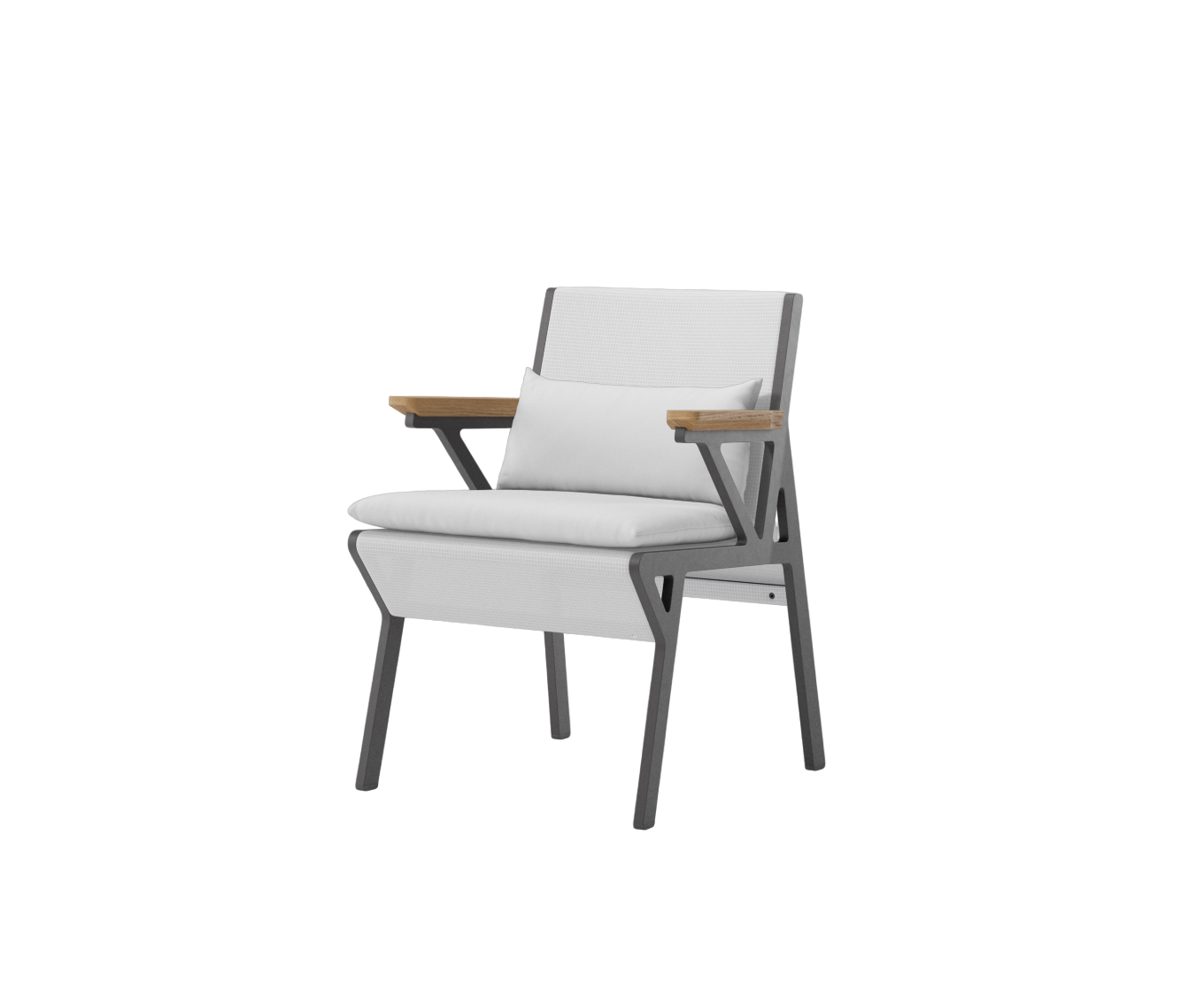 Vieques Armchair Teak Armrest I Kettal