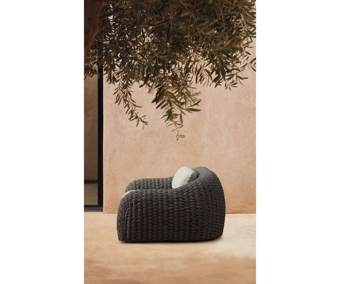 High end Kobo Anthracite Lounge Chair by Manutti Casa Design