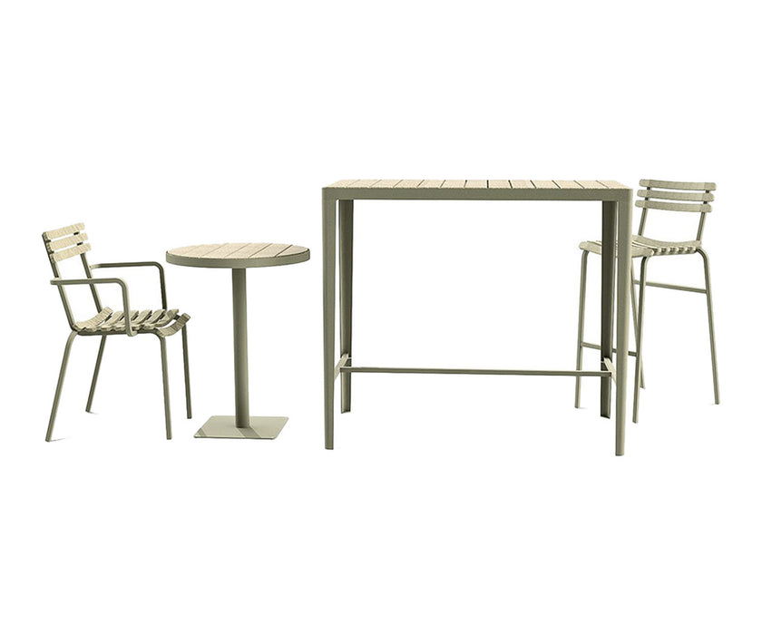 High end Laren Rectangular Bar Table by Ethimo Casa Design