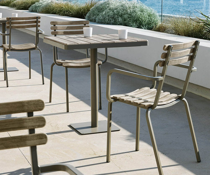 High end Laren Stacking Armchair by Ethimo Casa Design