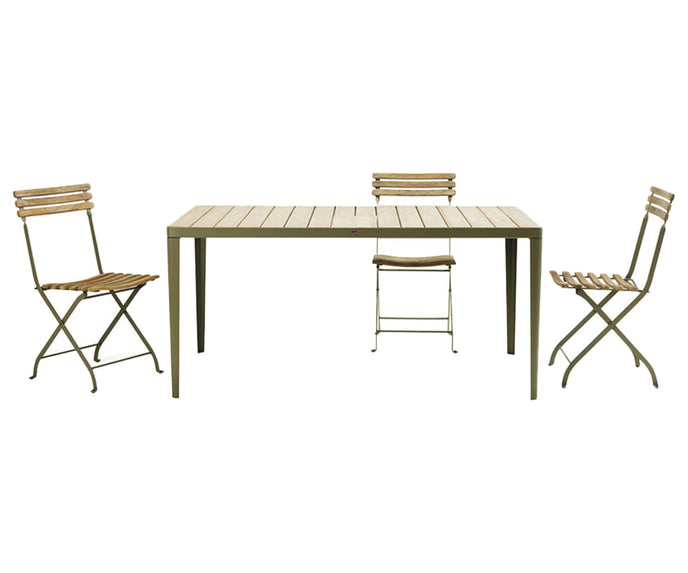 High end Laren Folding Dining Chair by Ethimo Casa Design