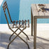 High end Laren Folding Dining Chair by Ethimo Casa Design