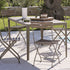 High end Laren Folding Dining Chair by Ethimo Casa Design