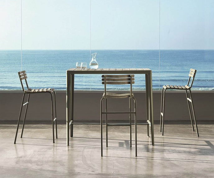High end Laren High Stool by Ethimo Casa Design