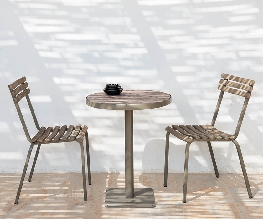 High end Laren Stacking Dining Chair by Ethimo Casa Design