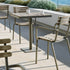 High end Laren Bistro Table Square by Ethimo Casa Design