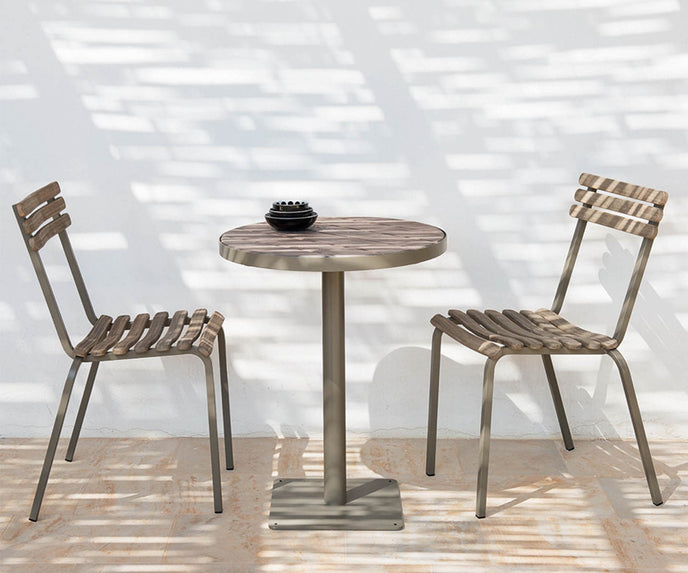 High end Laren Bistro Table Round by Ethimo Casa Design