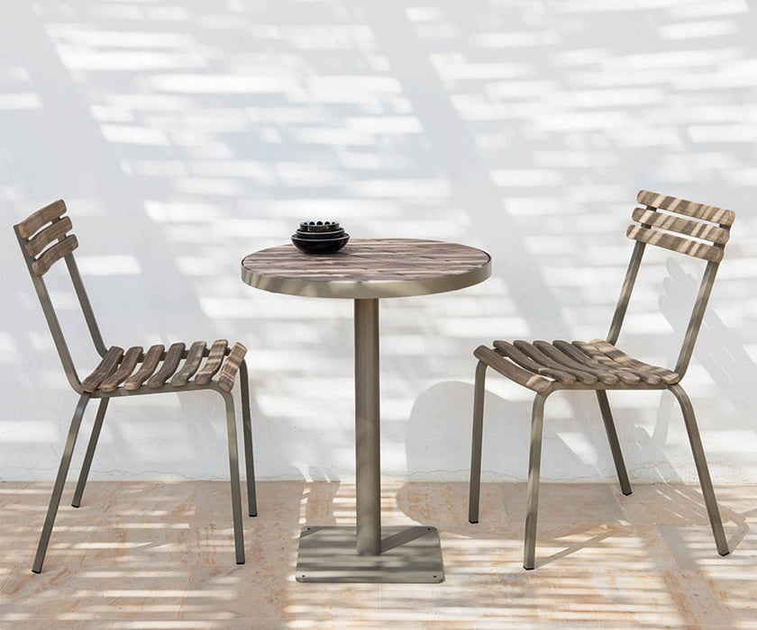 High end Laren Bistro Table Round by Ethimo Casa Design