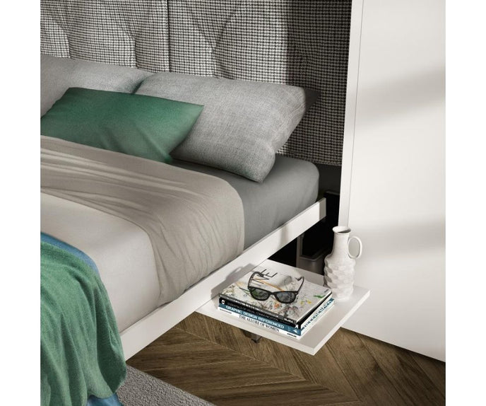 High end LGM Wall Bed With Bookshelf And Desk by Clei Casa Design