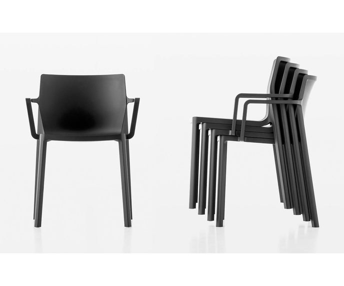 High end LP Stackable Dining Armchair by Kristalia Casa Design