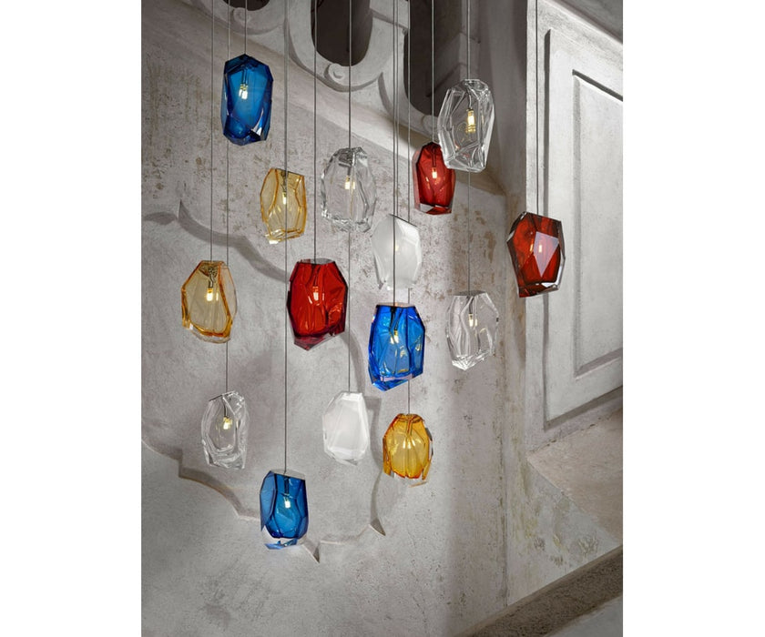 Crystal Rock Pendant Lasvit 