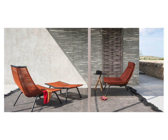 Laze 002 High Back Lounge Chair Roda