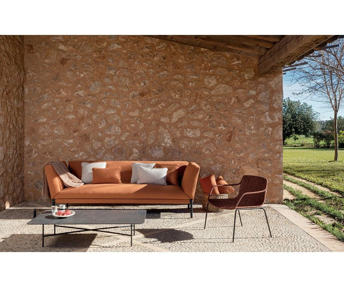 High end Livit Outdoor Sofa With High Armrest by Expormim Casa Design
