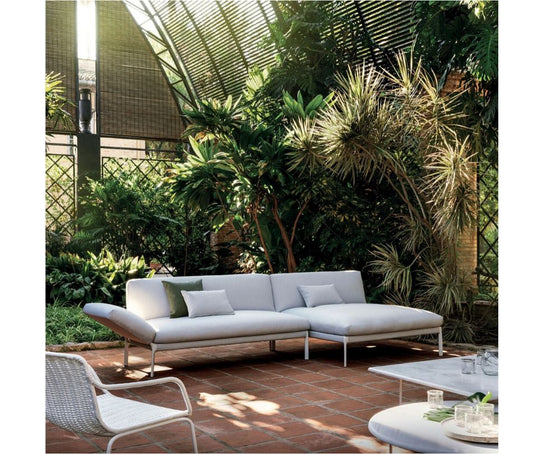High end Livit Outdoor Chaise Longue Module by Expormim Casa Design