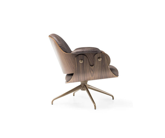 High end Low Lounge Armchair - Swivel Base by BD Barcelona Casa Design