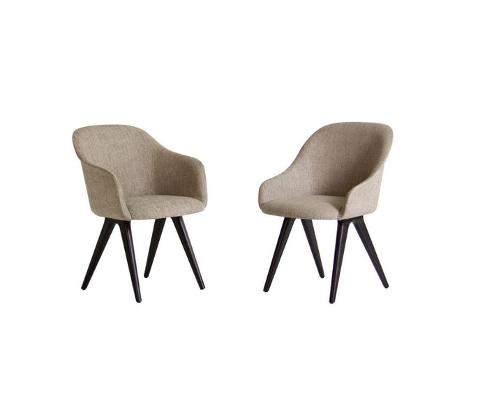 Lyz Fully Padded Seat With 4 Wooden Legs Potocco
