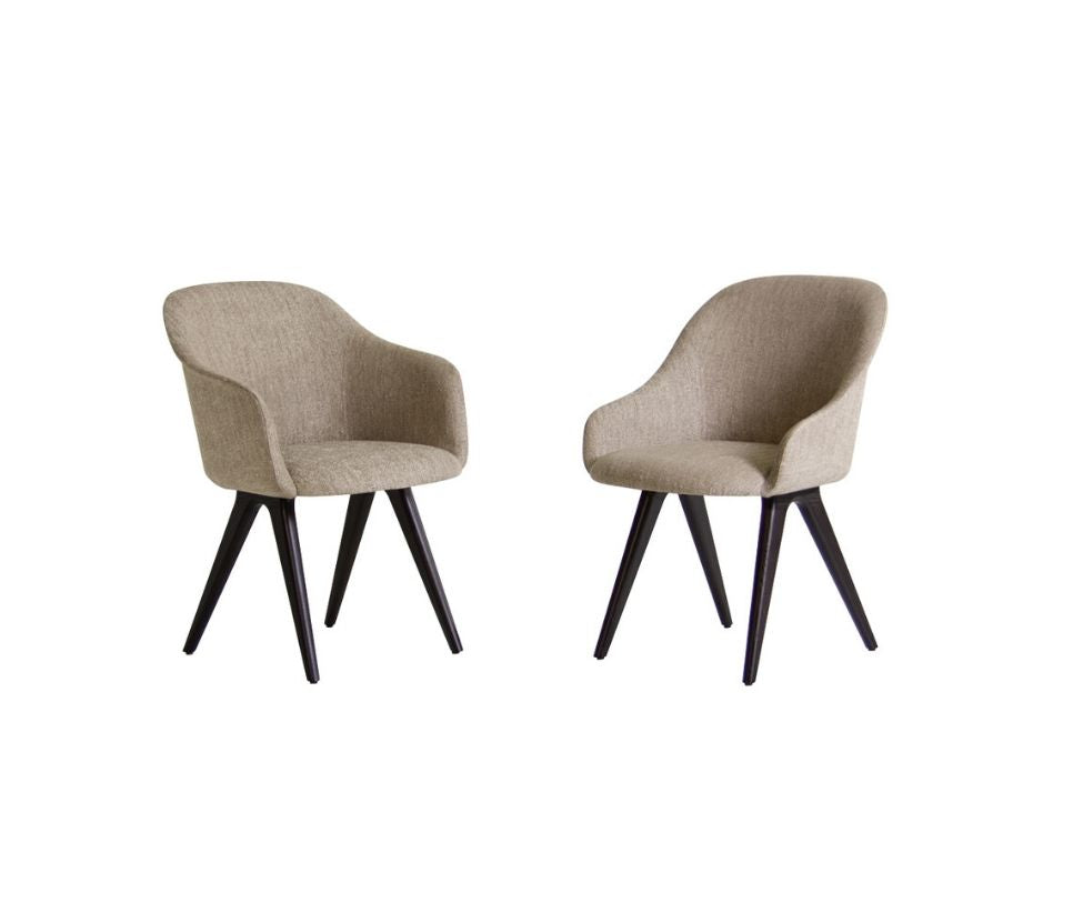 Lyz Fully Padded Seat With 4 Wooden Legs Potocco