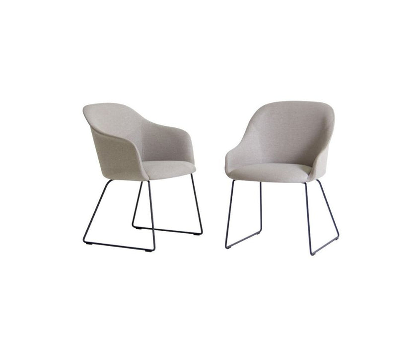 Lyz Fully Padded Seat With Sled Legs Potocco