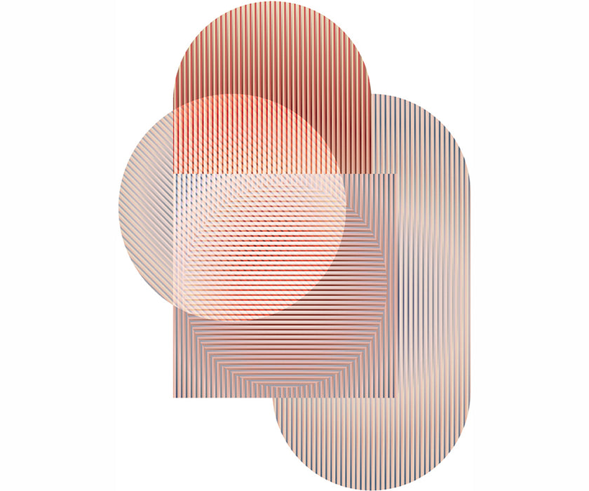 Trichroic Dalston – Shapes Rug Moooi