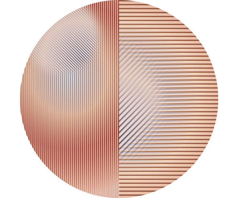 Trichroic Dalston – Round Rug Moooi