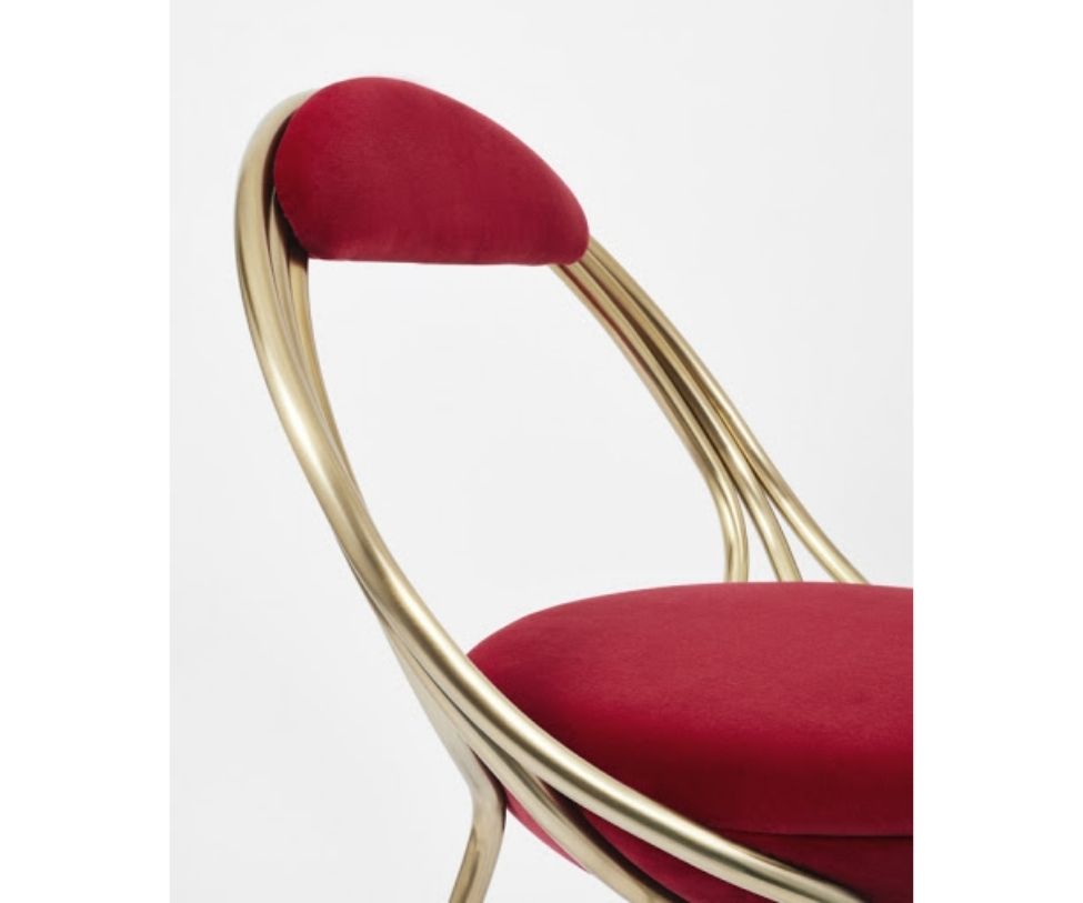 High end Musico Chair - Satin Brass by Lee Broom Casa Design
